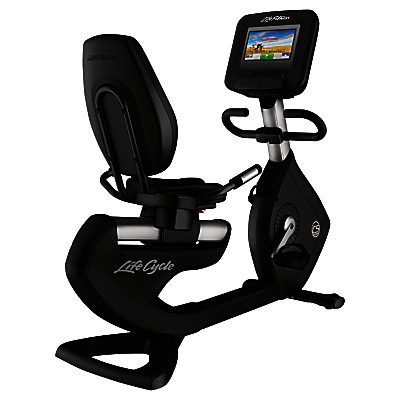 Life Fitness Platinum Club Series Recumbent Lifecycle Exercise Bike with Discover SI Tablet Console Life Fitness Platinum Club Series Recumbent Lifecycle Exercise Bike with Discover SI Tablet Console